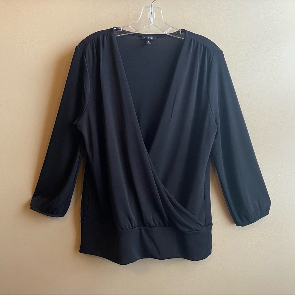 Talbots Wrap Blouse